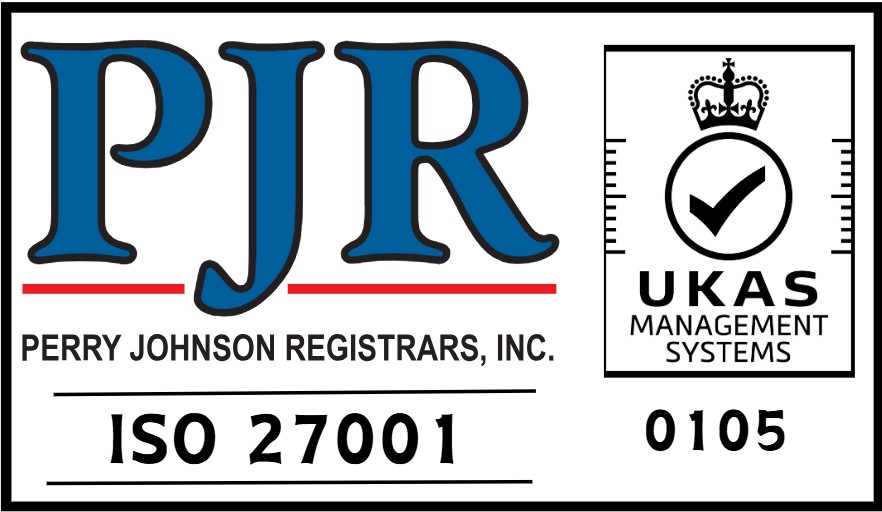 Perry Johnson Registrars UKAS Acredited ISO 27001 Certification